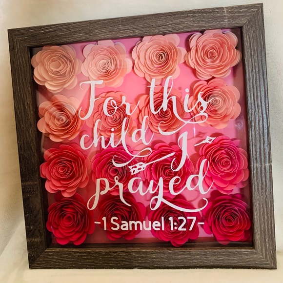 Flower shadow box